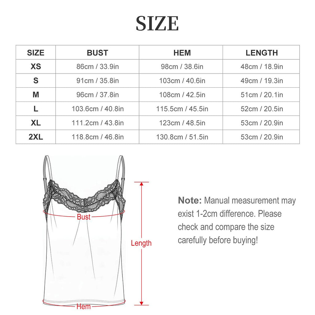 Women Cami Lace Pajama Set Ghostly Gurl