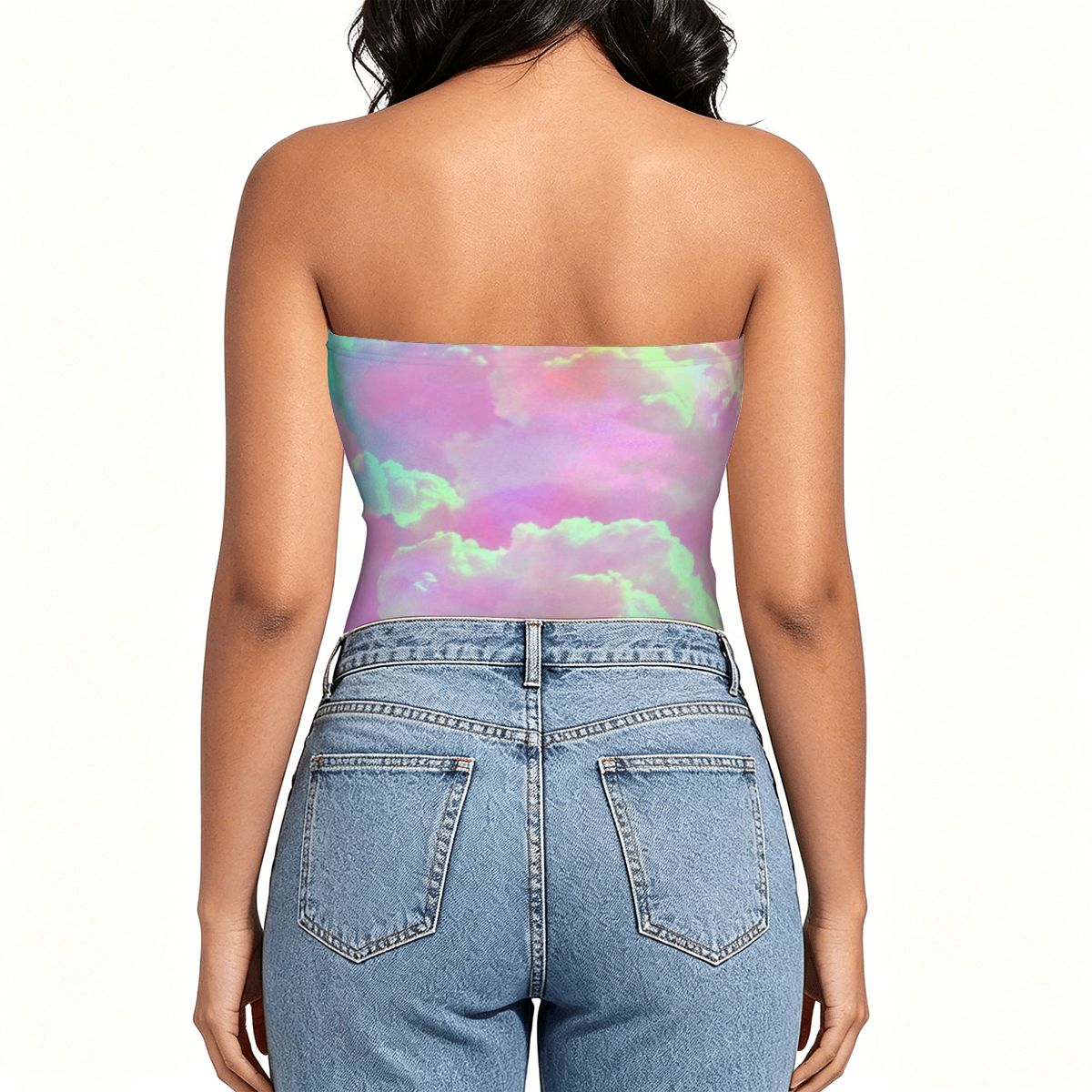 Tube Tops for Women Head in the Clouds